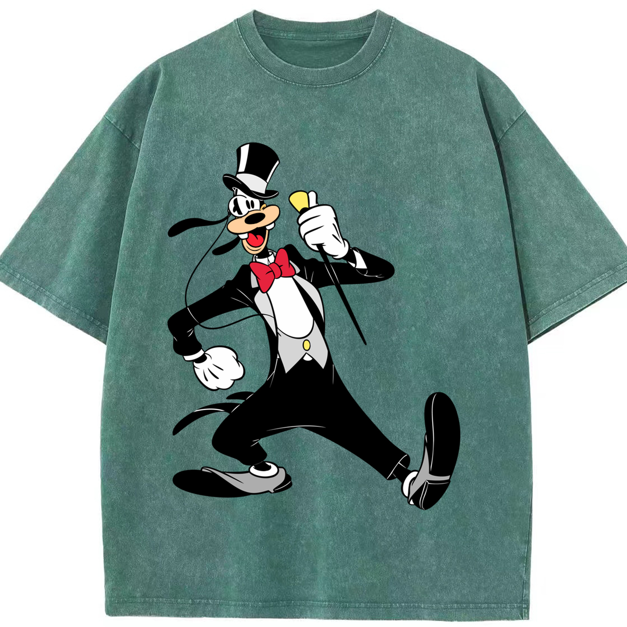 （画像用） ミッキーマウス Mickey Mouse 綿100% ヴィンテージ風 半袖Tシャツ（フロントプリント）